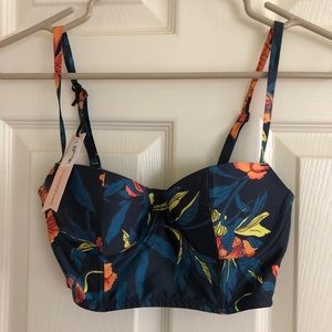 Gap Aloha Floral Bustier